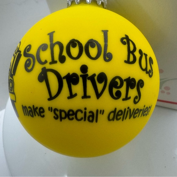 School Bus Drivers Make Special Deliveries Ornament - Picture 3 of 5